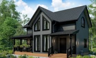 Проекты каркасных домов с террасой от 3567 рублей | Строй-Крж