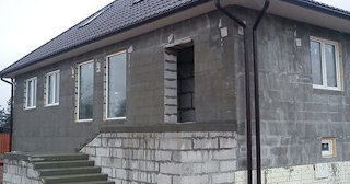 Фасад из газобетона для дома в Киржаче - Строй-Крж, качественная отделка от 2038 руб.